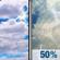 Tuesday: Mostly Cloudy then Chance Showers And Thunderstorms