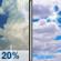 Sunday: Slight Chance Showers And Thunderstorms then Partly Sunny