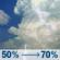 Saturday: A slight chance of showers and thunderstorms before 7am, then a chance of showers and thunderstorms between 7am and 10am, then showers and thunderstorms likely between 10am and 4pm, then showers and thunderstorms likely between 4pm and 5pm, then a chance of showers and thunderstorms. Mostly cloudy, with a high near 86. South wind 0 to 5 mph. Chance of precipitation is 70%. New rainfall amounts between a quarter and half of an inch possible. Saturday: Showers And Thunderstorms Likely