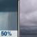 Sunday: Chance Rain Showers then Cloudy